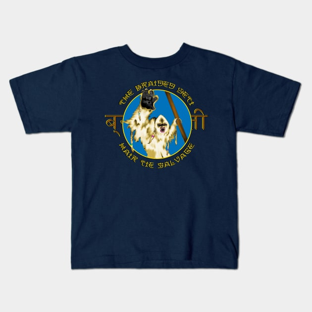 Expedition Everest - Braided Yeti Kids T-Shirt by Odisential